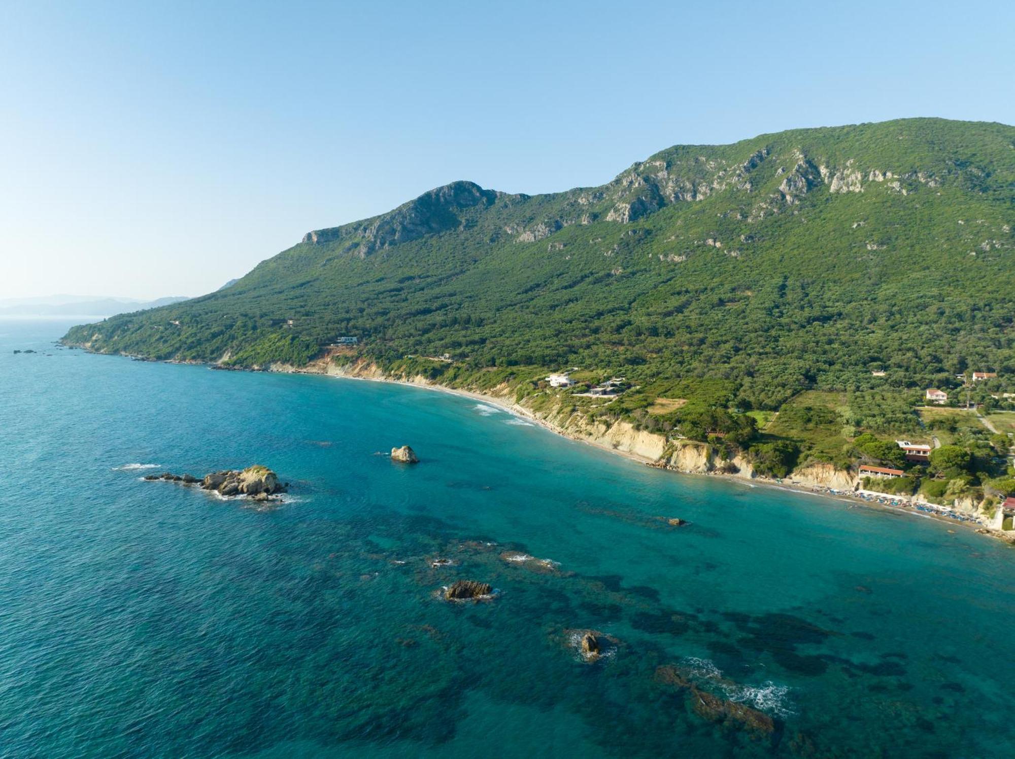 Villa Angela Agios Matthaios  Ngoại thất bức ảnh