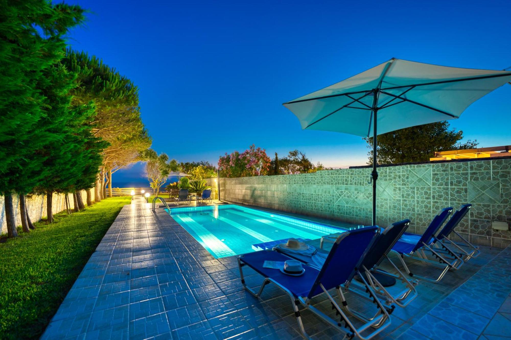 Villa Angela Agios Matthaios  Ngoại thất bức ảnh